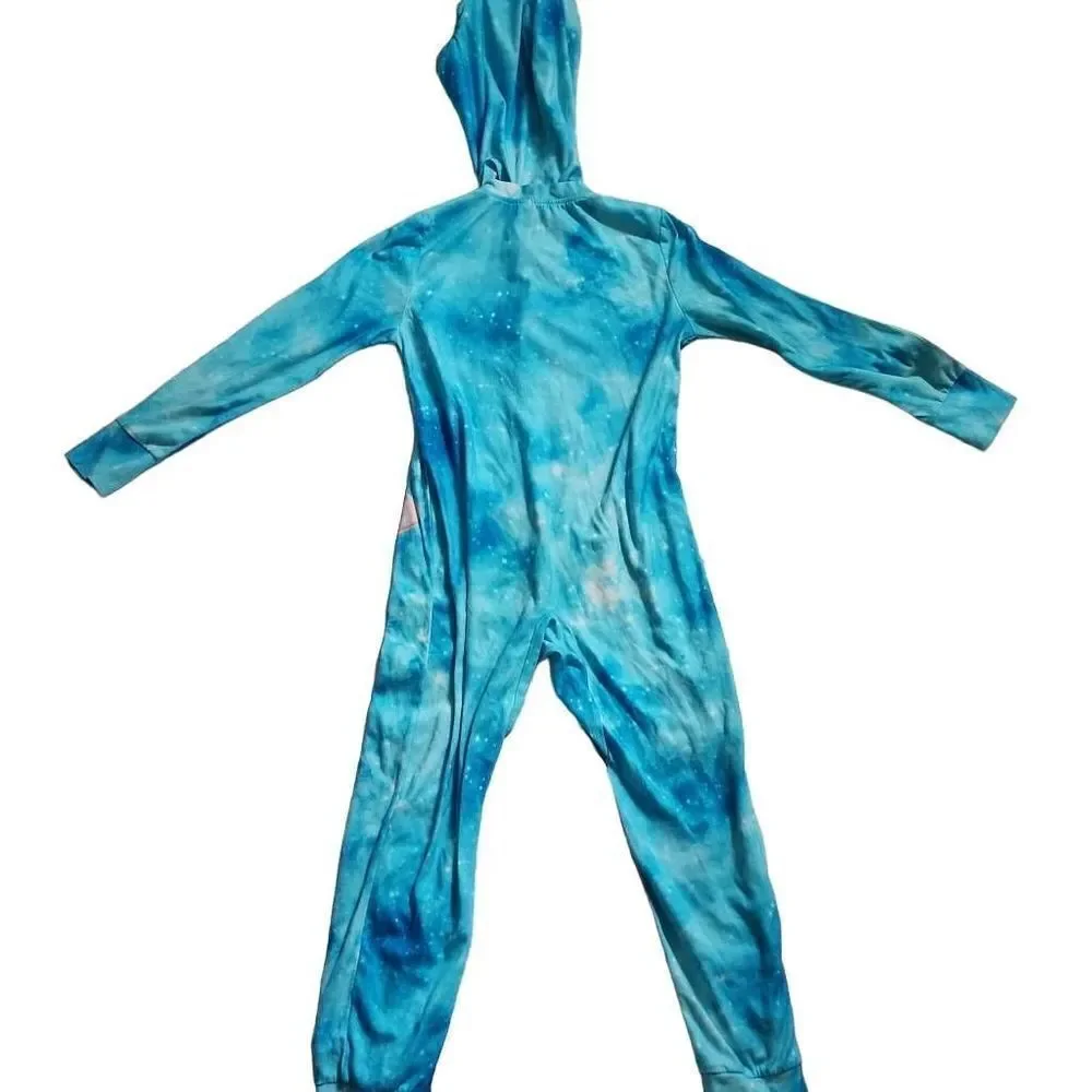 Justice Girls Unicorn Latte Hooded Pajama Lounge Set - Size 10